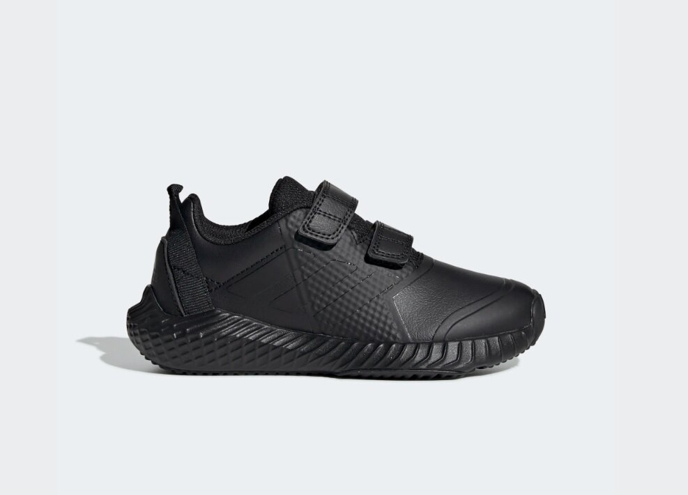 black adidas childrens trainers