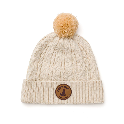 Cry Wolf Pom Pom Beanie