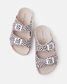Walnut Bailey mini Slide-sandals-Fussy Feet - Childrens Shoes